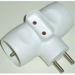 RS PRO France to Europe Adapter, Rated At 6 A, 16 A