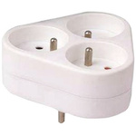 RS PRO Europe to Europe Adapter, Rated At 6 A, 16 A