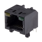 Amphenol RJHS Series Female RJ45 Connector, Through Hole