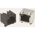 Amphenol RJHS Series Female RJ45 Connector, Through Hole, Cat5