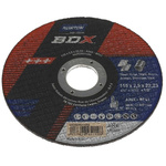 Norton Cutting Disc Aluminium Oxide Cutting Disc, 115mm x 2.5mm Thick, P80 Grit, 5 in pack, BDX