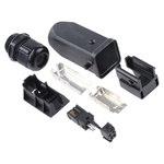 Harting Han 3A RJ45 Series Male RJ45 Connector, Panel Mount, Cat5