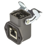 Harting Han 3A RJ45 Series Female RJ45 Connector, Panel Mount, Cat5