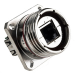 Amphenol RJFTVX Series Female RJ45 Connector, Panel Mount, Cat5e