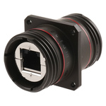 Amphenol RJFTV Series Female to Female RJ45 Connector, Panel Mount, Cat5e