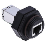 TE Connectivity 1546413 Series Female RJ45 Connector, Panel Mount, Cat5