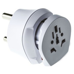 RS PRO Australia, China, Europe, Italy, Switzerland, UK, USA to Europe, South Africa Travel Adapter, Rated At 16A
