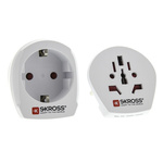 RS PRO Australia, China, Europe, Italy, UK, USA to Europe, Switzerland Travel Adapter, Rated At 16A