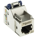 Schneider Electric Actassi Series Female RJ45 Connector, Cable Mount, Cat6a, F/FTP, F/UTP, S/FTP, SF/UTP, U/FTP Shield