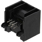 Molex 43860 Series Female RJ11 Connector, Through Hole