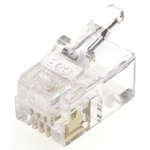 MH Connectors MHRJ Series Male RJ22 Connector, Cable Mount, UTP Shield