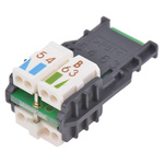 Telegartner, MFP8 Wire Manager for use with MFP8 RJ45 Plug and AWG24/1-AWG22/1, AWG27/7-AWG22/7 cables