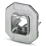 Phoenix Contact, VS-PPC-F1-RJ45-MNNA-1C-F Panel Mounting Frame for use with RJ45 Socket Inserts