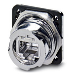 Phoenix Contact, VS-V1-F-RJ45-MNNA-1-C-S-JJ-S Panel Mounting Frame for use with IP67 RJ45 Connector