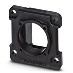 Phoenix Contact, VS-08-A-RJ45/MOD-1-IP67-BK Panel Mounting Frame for use with RJ45 Socket Inserts