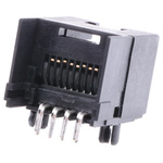 Bel-Stewart SS-60000 Series Female RJ45 Connector, Through Hole, Cat6