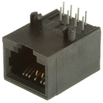 Bel-Stewart SS-71 Series Female RJ45 Connector, Through Hole, Cat5
