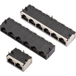 MH Connectors MH3012 Series Female RJ45 Connector, PCB Mount