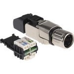 Telegartner MFP8 Series Male RJ45 Connector, Cable Mount, Cat6a