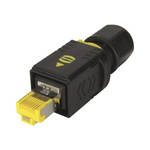 HARTING PushPull V4 Series Male RJ45 Connector, Cable Mount, Cat6, 360° Shield