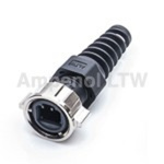 Amphenol Industrial RCM Series Female RJ45 Connector, Cable Mount