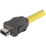 HARTING IX Industrial Series Male IX Industrial Connector, Cable Mount, Cat6a