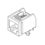 Molex 95009 Series Female RJ45 Connector, Through Hole, Cat3