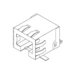 Molex 85543 Series Female RJ45 Connector, Surface Mount, Cat5e