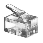 Hirose TM-P Series Male RJ22 Connector, Cable Mount