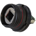 Amphenol Socapex RJFTV6 Series Female RJ45 Connector, Jam Nut, Cat6