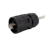 Amphenol Socapex RJFRB Series Male RJ45 Connector, Cable Mount, Cat5e