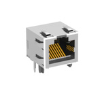 ERNI Female RJ Connector Module, Through Hole, Cat5