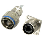 Amphenol Socapex Female Ethernet Connector, Jam Nut, Cat5e