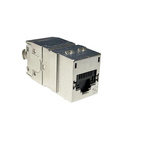 Molex Premise Networks Female Ethernet Connector, Snap-In, Cat6a