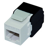 Roline RJ45 Keystone Jack Series Female RJ45 Connector, Keystone Mount, Cat6a