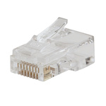 Klein Tools VDV826 Series Male RJ45 Connector, Cable Mount, Cat6