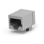 TE Connectivity 5558310 Series Female RJ45 Connector, Board Mount, Cat3, Tin Plated Copper Alloy Shield