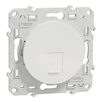 Odace Series Socket RJ45 Socket, Flush Mount, Cat6
