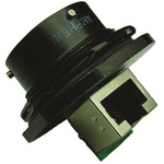 Amphenol Socapex RJF Series Female RJ45 Connector, Jam Nut, Cat5e