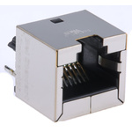 Bel-Stewart SS-60300 Series Female RJ45 Connector, Through Hole, Cat6a