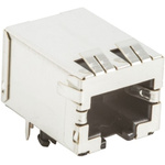 Hirose TM11R Series Female RJ45 Connector, Through Hole, Cat5, STP Shield