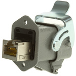 Harting Han 3A RJ45 Series Female RJ45 Connector, Panel Mount, Cat6