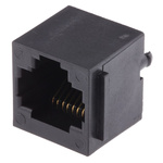 Amphenol ICC MOD JACK Series Female RJ45 Connector, Through Hole, Cat3