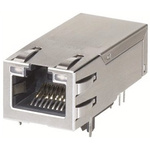 Molex PDJack Series Female RJ45 Connector, Through Hole, Cat5, Cat5e
