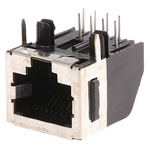 TE Connectivity 5555153 Series Female RJ45 Socket, Through Hole, Cat3