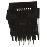 TE Connectivity 5555162 Series Female RJ45 Socket, Through Hole, Cat3