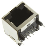 TE Connectivity 1-406541 Series Female RJ45 Connector, Panel Mount, Cat5