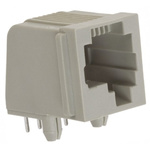 TE Connectivity Female RJ25 Connector, Through Hole, Cat3