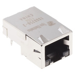 TE Connectivity 1888250 Series Female RJ45 Connector, Through Hole, Cat5, STP Shield