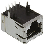 TE Connectivity 5406298 Series Female RJ45 Connector, Through Hole, Cat3